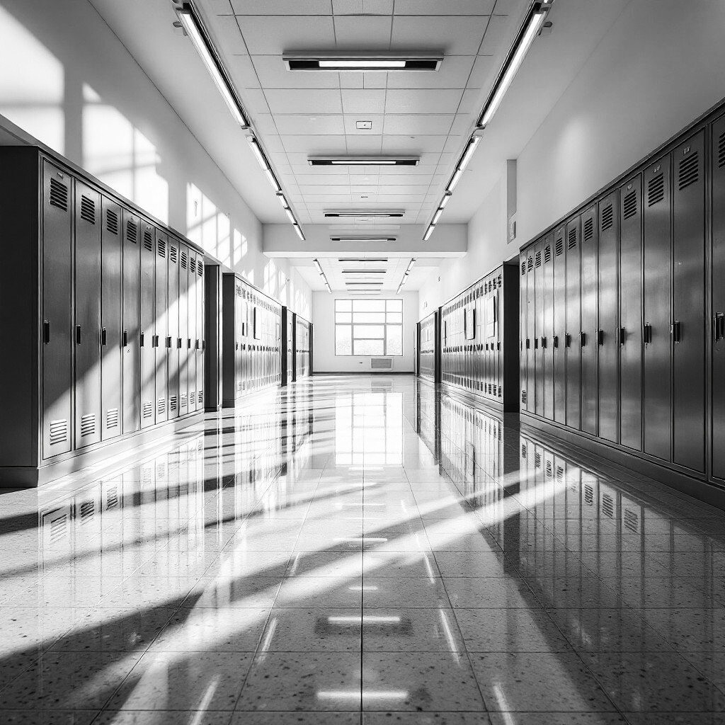 School-hallway-lockers